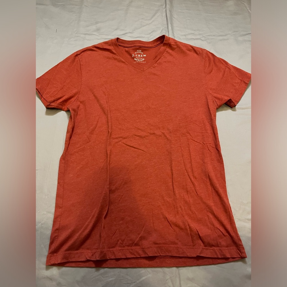 J crew orange Tshirt Size Medium